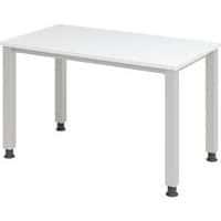 Bureau droit pieds carrés 120 cm thumbnail image