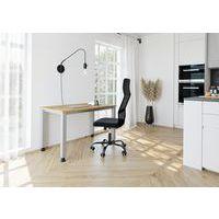 Bureau droit pieds carrés 140 cm thumbnail image 5