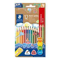 Etui 10 crayons couleurs gros module noris club jumbo - Staedtler thumbnail image