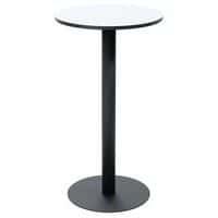 Table Mezzo ronde haut. 75 ou 110 cm plateau stratifié blanc Paperflow thumbnail image