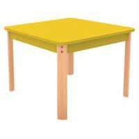 Table Ergo carrée T0 - piètement bois hêtre thumbnail image