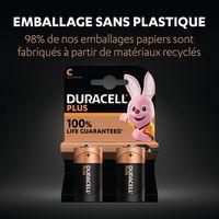 Lot de 2 Duracell Plus 100% C X2 thumbnail image 5