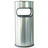 Poubelle-cendrier en Inox avec ouverture - 30 L ou 50 L - Manutan Expert thumbnail image