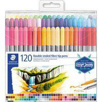 Poch 120 feutres double pointe assortis design journey - Staedtler thumbnail image