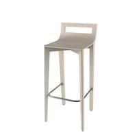 Tabouret Mathilde 4 pieds hauteur 80 cm bois naturel ou teinté thumbnail image