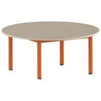 Table Carélie ronde Ø 120 cm mobile 4 pieds stratifié Mobidecor thumbnail image 3