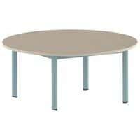 Table Carélie ronde Ø 120 cm mobile 4 pieds stratifié Mobidecor thumbnail image 7