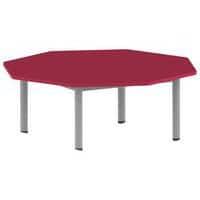 Table Carélie octogonale Ø 120 cm mobile 4 pieds stratifié Mobidecor thumbnail image 3