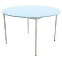 Table 4 pieds droits ronde Ø 120 cm stratifié ABS thumbnail image