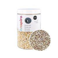 Bocal 500 g perles de rocaille ivoire 4 tons Ø 3.8 mm - Innspiro thumbnail image