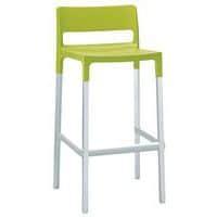 Tabouret Divo hauteur 75 cm piètement alu lot de 4 S-CAB thumbnail image 2