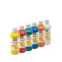 Assortiment 6 flacons 250 ml gouache aux doigts - Creall thumbnail image