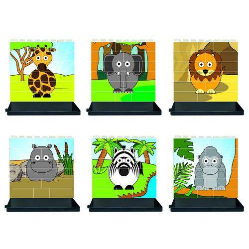 Puzzles verticaux animaux de la savane thumbnail image 1