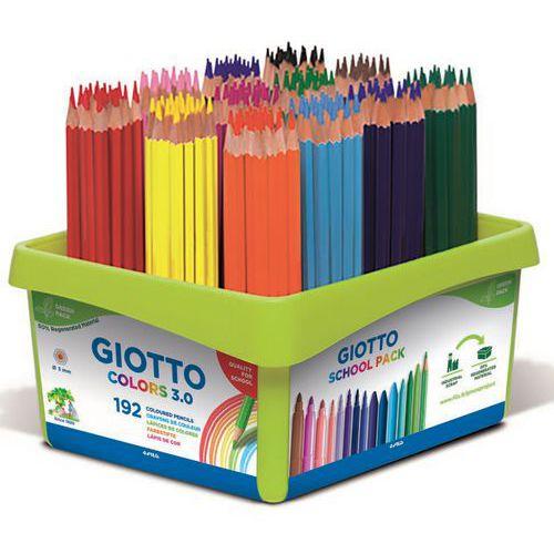 Schoolpack 192 crayons colors 3.0 - Giotto fullname image