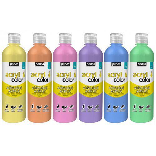 Set 6x500 ml acryl'color pastel thumbnail image 1