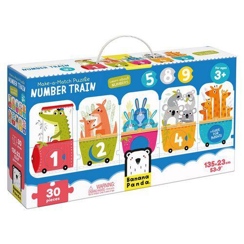 Maxi puzzle train des nombres thumbnail image 1