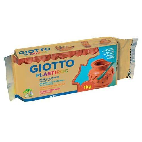 Pain de 1 kg terra cotta (brique) plastiroc - Giotto fullname image