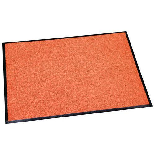 Tapis d'entrée absorbant zone trafic léger 120x90 cm Orange thumbnail image 1