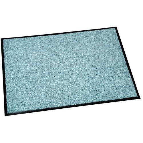 Tapis d'entrée absorbant zone trafic léger 150x90 cm Bleu clair thumbnail image 1