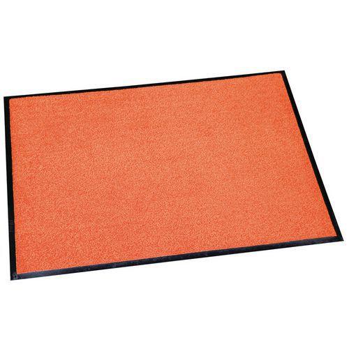 Tapis d'entrée absorbant zone trafic léger 150x90 cm Orange thumbnail image 1