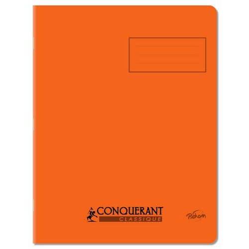 Cahier polypropylène 90g 96 pages seyes 24x32 cm - orange thumbnail image 1