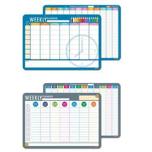Tableau planning 34 x 48 cm effaçable à sec fullname image