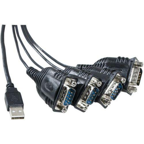 Convertisseur USB - Serie RS232 prolific - 4 ports DB9 fullname image