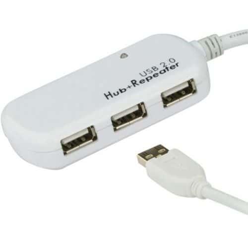 Rallonge Aten UE2120H amplifiée USB 2.0 12M et hub 4 Port thumbnail image 1