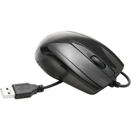 Souris optique USB noire éco fullname image