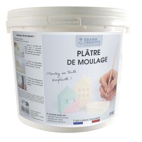 Seau de 5 kg de plâtre de moulage - Graine créative fullname image