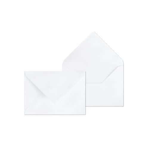 Boite 500 enveloppes gommées 120x176 Blanc 90g thumbnail image 1