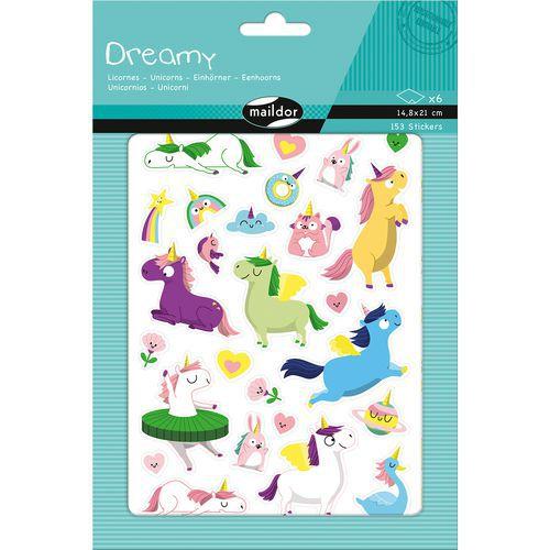 Etui 153 gommettes dreamy licornes - Maildor fullname image