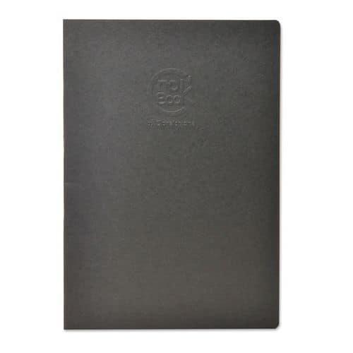 Carnet Crok'Book A4 24 feuilles 90g couverture noire - Clairefontaine fullname image