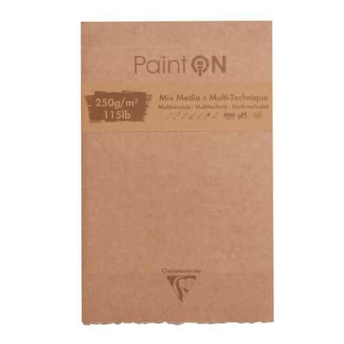 Bloc 50 feuilles PaintON Assorti 250g - Clairefontaine fullname image