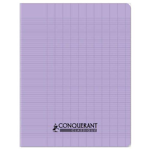 Cahier polypropylène 90g 96pages seyes 17x22 cm pastel lilas thumbnail image 1