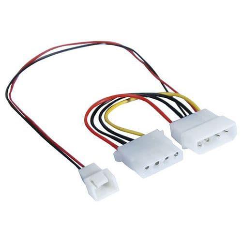 Adaptateur d'alimentation Molex pour ventilateur 3 broches fullname image