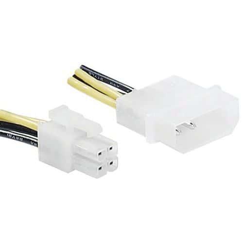 Adaptateur d'alimentation ATX P4 pour carte mère - 20 cm fullname image