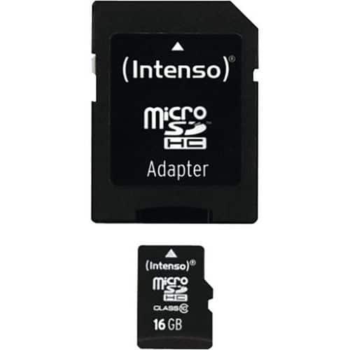 Carte MicroSDHC Class 10 - 16Go INTENSO fullname image