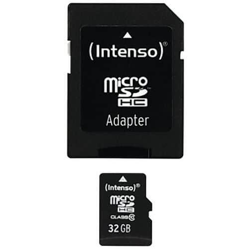 Carte MicroSDHC Class 10 - 32Go INTENSO fullname image