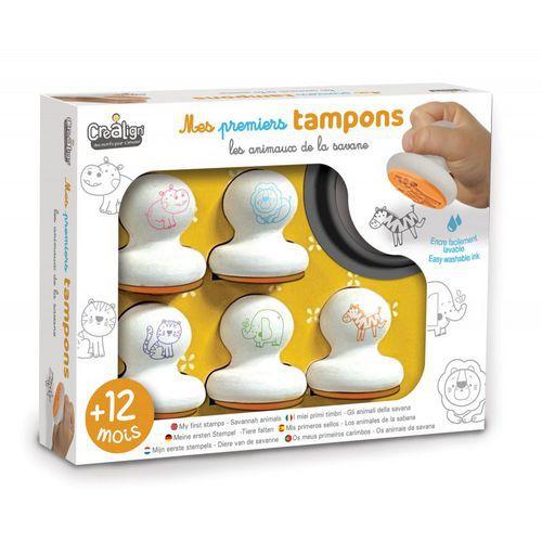 Mes 1ers tampons animaux, ergonomiques et légers - La savane thumbnail image 1