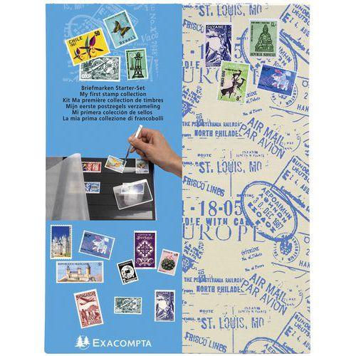 Lot de 4 Kit philatélie Air Mail Ma Première Collection de timbres thumbnail image 1