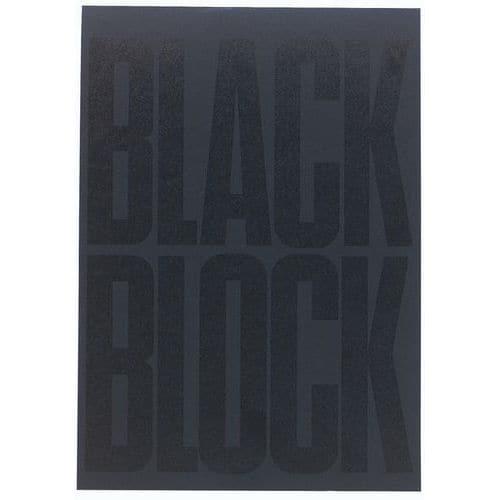 Bloc Black block 29,7x21cm - Papier jaune quadrillé 5x5 fullname image