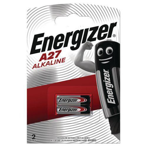 Pile alcaline miniature A27 - Lot de 2 - Energizer fullname image