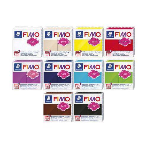 Lot 10 blocs fimo 57 g. couleurs assorties thumbnail image 1