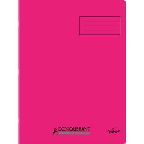 Cahier polypropylène 90g 96 pages seyes 24x32 cm - rose thumbnail image 1