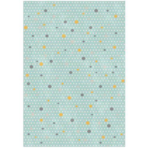 Tapis pois 120x170 cm - Bleu clair thumbnail image 1