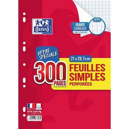 Feuillet mobile 200 pages seyes 90g A4 + 100 pages gratuites - Oxford fullname image