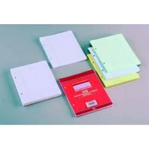 Feuillet recharge classeurs 100 pages 80g 17x22 cm seyes  - jaune (Etui de 50) thumbnail image 1