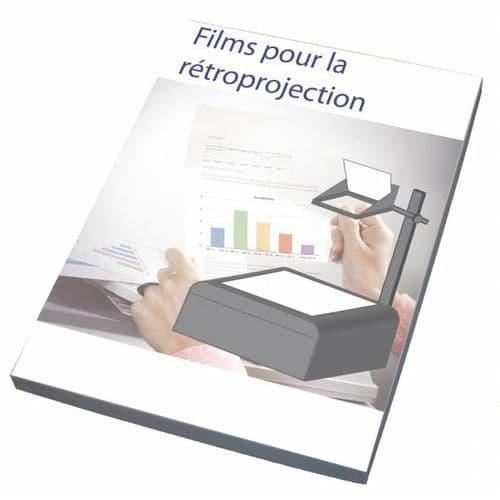 Film polyester pour rétroprojection (Boite de 50) fullname image