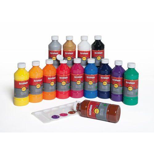 Flacon 500 ml gouache acrylique pichon - orange thumbnail image 1